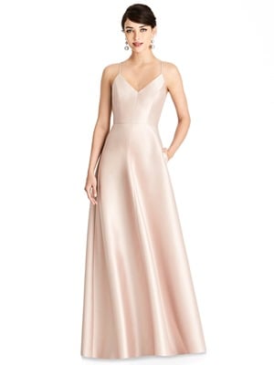 Special Occasion Dress - Alfred Sung Bridesmaids SPRING 2018 - D750 - Fabric: Sateen Twill | AlfredSung Prom Gown