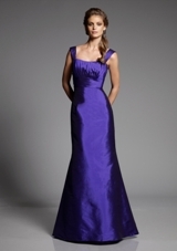 Evening Dress: Angelina Faccenda Bridesmaids: 20303 - SILKY TAFFETA W/REMOVABLE DRAPED SHOULDER STRAPS  Colors Available: Please view Angelina Faccenda Silky Taffeta swatch card. Sizes Available: 2-28.Sample color: SAPPHIRE 