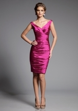 Evening Dress: Angelina Faccenda Bridesmaids: 20306 - SILKY TAFFETA  Colors Available: Please view the Angelina Faccenda Silky Taffeta color swatch card. Sizes Available: 2-28.Sample color: BERRY 