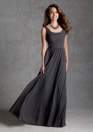 Bridesmaid Dress - Angelina Faccenda Bridesmaids SPRING 2014 Collection: 20422 - Luxe Chiffon (Long) | AngelinaFaccenda Bridesmaids Gown