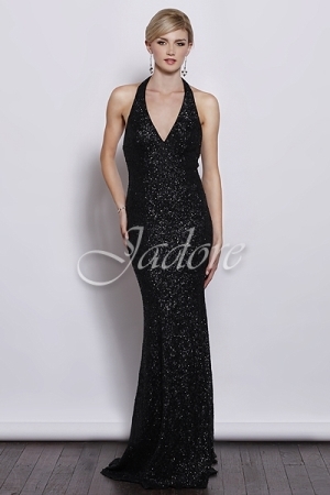 Special Occasion Dress - Jadore J3 Collection - J3027 - Stretch Sequence | Jadore Prom Gown