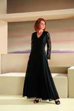 Bridesmaids Dress: J9902  See color chart for colors. 
Available in sizes 2-28.
 