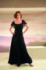 Bridesmaids Dress: J9906  See color chart for colors. 
Available in sizes 2-28.
 