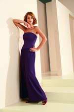 Bridesmaids Dress: J9912  See color chart for colors. 
Available in sizes 2-28.
 