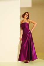 Bridesmaids Dress: J9917  See color chart for colors. 
Available in sizes 2-28.
 