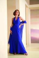 Bridesmaids Dress: J9918  See color chart for colors. 
Available in sizes 2-28.
 