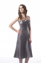 Prom Dress: B2 - B1087  Catalogue Color :  PLATINUM (PT) Silhouette :  Strapless Iridescent Taffeta dress with sweetheart neckline. Rouched criss-crossing across bust. Fabric-top layer :  IRIDESCENT TAFFETA Front Neckline :  Strapless Back Neckline :  Strapless Front Bodice Detail :  Gathered Back Bodice Detail :  Gathered Waist :  Empire Belt or sash detail : N/A Front Skirt Detail : Plain Back Skirt Detail :  Plain Front Hem Detail :  Plain Back Hem Detail :  Plain Two Tone or Solid :  Solid Accessory :  Detachable spaghetti straps Skirt Length :  Available in both tea-length and floor length. Floor length for B1087A Size Range :  4-28 