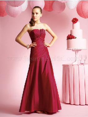 Evening Dress: B2 SPRING 2010 - B3033  Catalogue Color:		CANDY APPLE (AE)	Fabric-top layer:		IRIDESCENT TAFFETA	Accessory:		Spaghetti straps	Skirt Length:		Floor length. Skirt length can be changed to tea-length or knee-length.	Size Range: 		2-28 