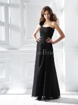 Evening Dress: B2 FALL 2011 - B4078  Catalogue Color:  	BLACK (BK)Fabric-top: 	POLY CHIFFONSkirt Length: 	Floor length. Skirt length can be changed to tea-length or knee-length.Remark: 	** All B2 & Belsoie styles are available in junior sizes.Please refer to B2 & Belsoie sections for junior styles.Size Range: 	2-28 