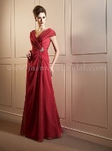 Mother of the Bride Dress: JADE FALL 2011 - J4460  Catalogue Color:  	PEONY (PY)Fabric-top: 	JADE TIFFANY CHIFFONSkirt Length: 	Floor length. Skirt length can be changed to tea-length or knee-length.Size Range: 	2-26 