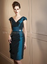 Mother of the Bride Dress: JADE FALL 2011 - J4472  Catalogue Color:  	DEEP NAVY (DN)Fabric-top: 	JADE TAFFETASkirt Length: 	Available in both knee-length 25