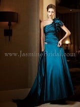 Mother of the Bride Dress: JADE COUTURE FALL 2011 - K4479  Catalogue Color:  	TEAL (TL)Fabric-top: 	LUXE TAFFETAAccessory: 	ShawlSkirt Length: 	Floor length. Skirt length can be changed to tea-length or knee-length.Size Range: 	2-26 