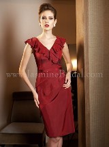 Mother of the Bride Dress: JADE COUTURE FALL 2011 - K4494  Catalogue Color:  	BERRY (BY)Fabric-top: 	SILK DUPIONISkirt Length: 	Available in both knee-length 25