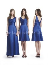 Evening Dress: JASMINE FALL 2011 - P49052  Catalogue Color:  	SAPPHIRE (SA)Fabric-top: 	LUMINASkirt Length: 	Available in knee-length 25