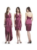 Evening Dress: JASMINE FALL 2011 - P49066  Catalogue Color:  	BOSSANOVA (ON)Fabric-top: 	LUSH SATINSkirt Length: 	Available in knee-length 23