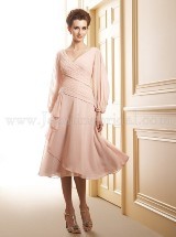 Mother of the Bride Dress: JADE SPRING 2012 - J145002  Catalogue Color: 	Peach (PH)Fabric-top: 	Jade ChiffonSkirt Length: 	Available in both tea-length 30
