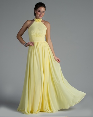 Bridesmaid Dress - Nite Time Collection: NT-74 - Shown in #60 chiffon | NiteTime Bridesmaids Gown