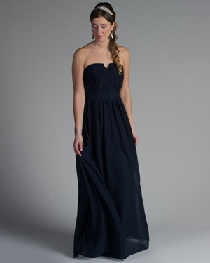 Bridesmaid Dress - Nite Time Collection: NT-80 - Shown in #138 chiffon | NiteTime Bridesmaids Gown