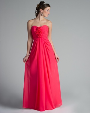 Bridesmaid Dress - Nite Time Collection: NT-87 - Shown in #132 chiffon | NiteTime Bridesmaids Gown
