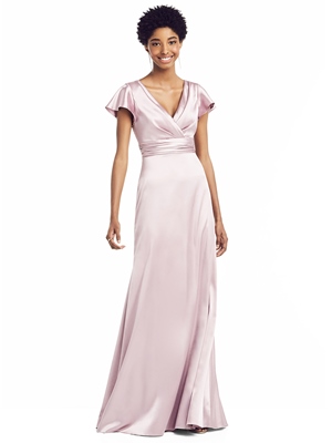  Dress - Social Bridesmaids SPRING 2020 - 8197 - This shiny but stretchy fabric is a total winner | SocialBridesmaids Evening Gown
