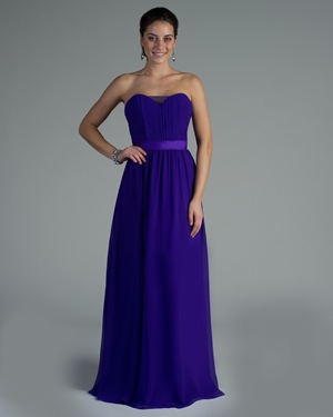 Bridesmaid Dress - Tutto Bene Collection: 2208 - Shown in Violet chiffon | TuttoBene Bridesmaids Gown