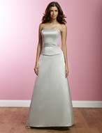 Bridesmaids Dress: MoriLee - 455 - Satin