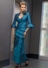 Mother of the Bride Dress: Mori Lee VM FALL 2011 Collection: 70416 - Silky Taffeta  Dress and Jacket. Colors: Mediterranean, Bluebird, Black. Sizes Available:  