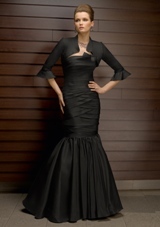 Mother of the Bride Dress: Mori Lee VM FALL 2011 Collection: 70422 - Taffeta  Dress and Jacket. Colors: Black, Wine. Sizes Available: 2-26. 