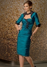 Mother of the Bride Dress: Mori Lee VM FALL 2011 Collection: 70429 - Silky Taffeta  Dress and Jacket. Colors: Black/Mediterranean, Black/Black, Black/Berry. Sizes Available: 2-26. 