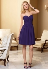 Evening Dress: Mori Lee Affairs FALL 2012 Collection: 183 - CHIFFON STRAPLESS DRESS WITH TWIST KNOT BODICE 
