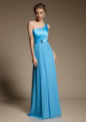 Bridesmaid Dress - Mori Lee Bridesmaids SPRING 2012 Collection: 643 - SATIN & CHIFFON | MoriLee Bridesmaids Gown