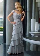 Mother of the Bride Dress: Mori Lee VM SPRING 2012 Collection: 70504 - CHIFFON  Dress and Stole. Colors Available:  Turquiose, Platinum, Fuchsia. Sizes Available: 2-26. 
