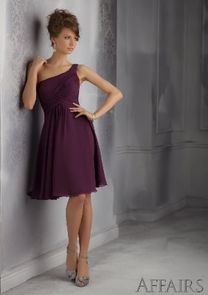  Dress - Mori Lee Affairs FALL 2014 Collection: 31043 - Chiffon - Zipper Back | MoriLee Evening Gown