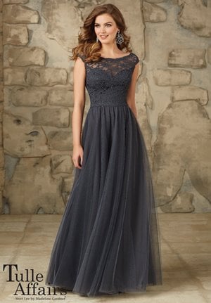 Bridesmaid Dress - Mori Lee Tulle AFFAIRS FALL 2015 Collection: 111 - Lace and Tulle | MoriLee Bridesmaids Gown