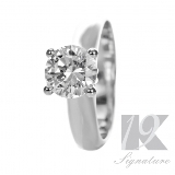 19-Signature-Karats | GWT-19K-Signature-Series: My First Love - 19KR3271  classic,and elegant 19K hand crafted Signature Series bridal collection engagement ring that will never go out of style. This ring will forever stay classy, and elegant for all the days of your lives. 