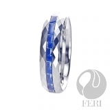 Feri-Fine-Design-Collection | Hi-Tech-Ceramic-and-Tungsten: 6 MM FERI Plangsten® Ring - FPR3542  Innovation is the focus with FERI designer lines and the newest innovation is the newly released FERI Plangsten® line.FERI Plangsten® line is like no other Tungsten based jewellery being offered today. The exclusive Plangsten® line is the result of 15 months of experimentation of metal compounds to improve the resistance of Tungsten Carbide. FERI Plangsten® compound is a precise mix of Tungsten Carbide and precious metal Platinum at a precise temperature which reduces the brittleness of the jewellery and it increases its resistance to impact. FERI polished Plangsten® Rings are unique with deep luster from within. They have a refreshingly contemporary style to the classic ring and they are backed with a lifetime limited Warranty. 