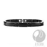 Feri-Fine-Design-Collection | Hi-Tech-Ceramic-and-Tungsten: FERI Tungsten Bracelet - FTB3825  Bracelet Width: 7mmBracelet Length: 7.5