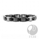 Feri-Fine-Design-Collection | Hi-Tech-Ceramic-and-Tungsten: FERI Tungsten Bracelet - FTB3826  Bracelet Width: 11mmBracelet Length: 7.75