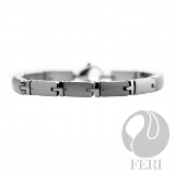 Feri-Fine-Design-Collection | Hi-Tech-Ceramic-and-Tungsten: FERI Tungsten Bracelet - FTB3828  Bracelet Width: 8mmBracelet Length: 8