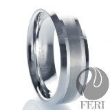 Feri-Fine-Design-Collection | Hi-Tech-Ceramic-and-Tungsten: 8.5mm WIDE TUNGSTEN COMFORT FIT BRIDAL BAND - FTR2499  Tungsten has the highest melting point and lowest vapour pressure of all metals, and at temperatures over 1650°C has the highest tensile strength. It has excellent corrosion resistance second only to carbon (diamonds). FERI polished Tungsten rings are unique with deep luster from within. They have a refreshingly contemporary style to the classic ring and they are backed with a lifetime Warranty. Tungsten carbide's flawless features and indestructible nature will create an everlasting bond between you and your partner. 