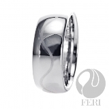 Feri-Fine-Design-Collection | Hi-Tech-Ceramic-and-Tungsten: 8 MM TUNGSTEN RING - FTR3535