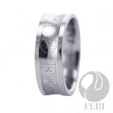 Feri-Fine-Design-Collection | Hi-Tech-Ceramic-and-Tungsten: 7mm FERI Tungsten Ring - FTR3794  Width:  7mmThis gorgeous FERI polished Tungsten ring is part of the newly released FERI 2010 Fall Collection with a unique deep luster from within.This ring is inscribed with our very own FERI and FERI Swan on band. Tungsten carbide's flawless features and indestructible nature will create an everlasting bond between you and your partner. This ring have a refreshingly contemporary style to the classic ring and they are backed with a lifetime Warranty.* 7mm tungsten carbide with FERI logos. 