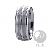 Feri-Fine-Design-Collection | Hi-Tech-Ceramic-and-Tungsten: 8.5mm FERI Tungsten Ring - FTR3805  Width: 8.5mmThis gorgeous FERI polished Tungsten ring is part of the newly released FERI 2010 Fall Collection with a unique deep luster from within. This ring has a refreshingly contemporary style to the classic ring and they are backed with a lifetime Warranty. Tungsten carbide's flawless features and indestructible nature will create an everlasting bond between you and your partner.* 8.5mm tungsten carbide comfort fit. 