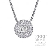 Feri-Mosh-21K-Collection | Exclusive-21k-Collection: FERI Mosh Crown Pendant - FM3520  WOW, the ultimate set for the biggest night of your life. FM Crown pendant is a matching set to the FM Crown ring and earrings.All FM designs are EXPERTLY crafted in SOLID 21K WHITE GOLD.The fine diamonds used on all FM designs go through the most intensive sorting process by master gemologist from some of the world's largest diamond dealers to insure they are amongst the best in the world. The stone mastery is completed through MICRO Setting that can only be done by master setters.The BEAUTY sets a new standard for high class, high design and high fashion constructed with precise jewelry making and quality craftsmanship.All FERI Mosh designs are accompanied with a gorgeous specially customized IGI/FERI MOSH Appraisal. 