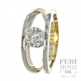 Feri-Mosh-21K-Collection | Exclusive-21k-Collection: FERI MOSH Orbit - FMR3310  This LIFE piece is the epitome OF CONTEMPORARY STYLE AND DESIGN. This mesmerizing piece is part of the Feri Mosh 2009 collection. It is constructed with FM exclusive 21 K white gold and yellow gold. This ring is further enhanced with 
