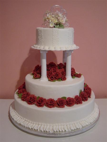 Wild Romance Wedding Cake