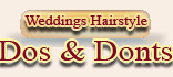 Wedding Hairstyle Do's and Don'ts