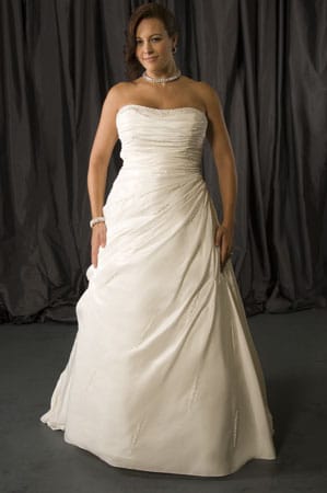 Plus size wedding dress