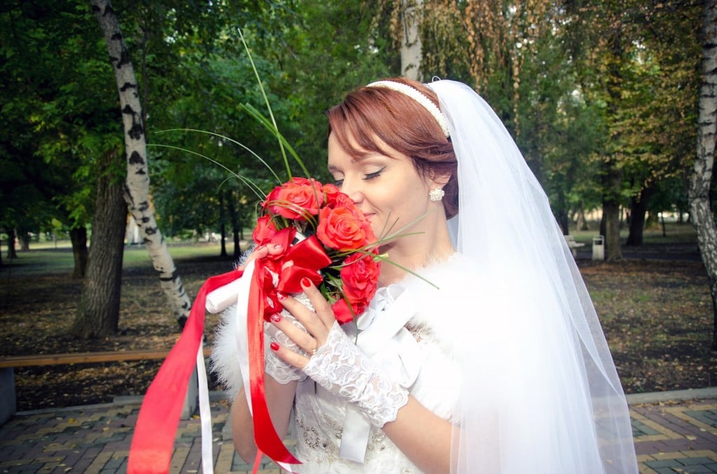 Red Aries Wedding Gown