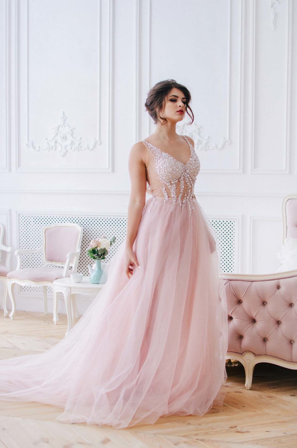 blue floral wedding guest dress Queendancer Women Maxi Satin Thick Ships In 30 Business Days/ Size::L(Fit for EU 42-44, US 10-12, UK/AU 14-16, IT 46-48 ) doritaa Top Rated Purple Orchid